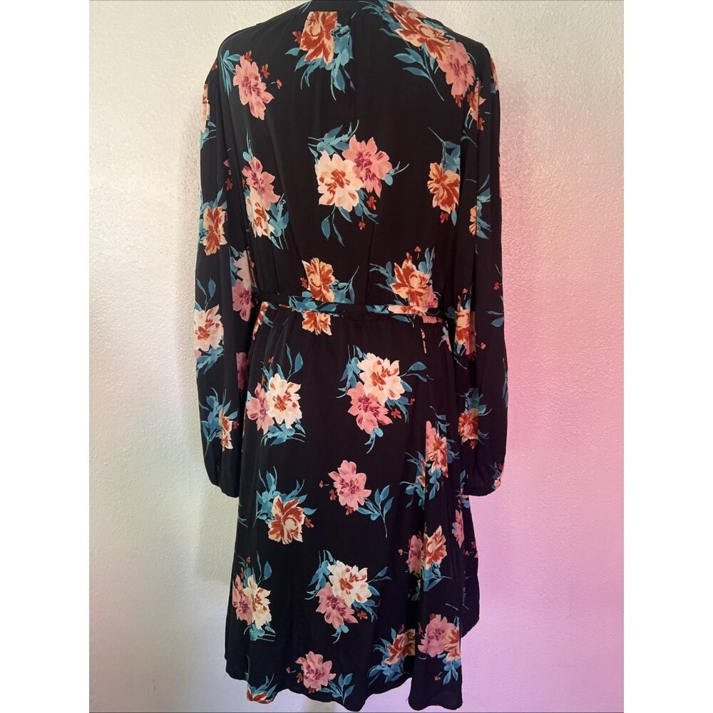 Torrid Black Floral Midi Dress - Picture 7 of 14